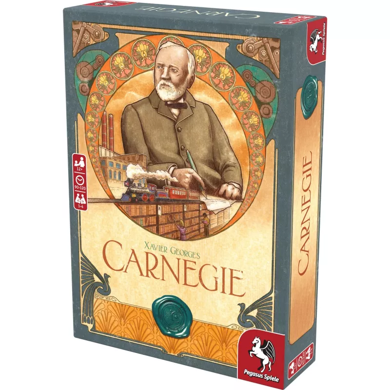 Pegasus Spiele Carnegie Brettspiel Wirtschaft
