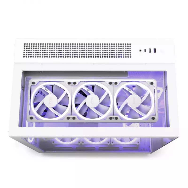PC-Gehäuse NZXT H9 Elite Midi Tower Weiß