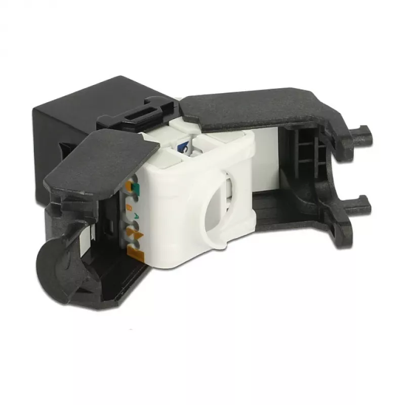 DeLOCK Keystone-Modul 86267 Schwarz RJ-45 LSA 16 mm 37,8 mm 22,5 mm