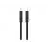 Wentronic goobay - USB-Kabel - USB-C (M) auf USB-C (M) - USB 2.0 3 A - 0,5 m - Schwarz (66316)
