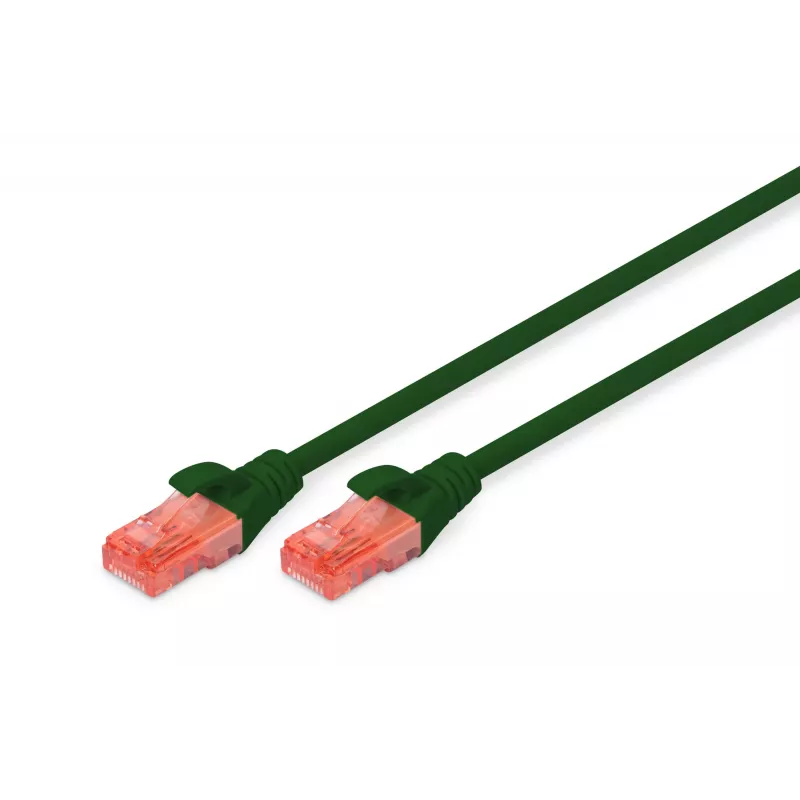 Netzwerkkabel Digitus CAT 6 U/UTP RJ-45 Cat6 2m Grün