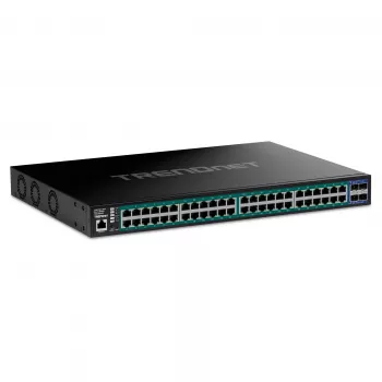 TRENDnet 52-Port Gigabit Web Smart 740W PoE+ Switch mit 10G - Switch - 1 Gbps