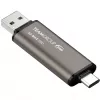 TeamGroup X2 MAX 1 TB Dual-USB-A/USB-C-Stick, USB 3.2 Gen 2, Titan/Schwarz