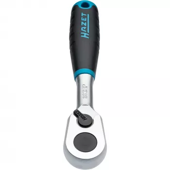 HiPer Feinverzahnter Umschaltknarre 863HP, 1/4 (schwarz/blau, Schwenkwinkel 4°, Kugelarretierung)