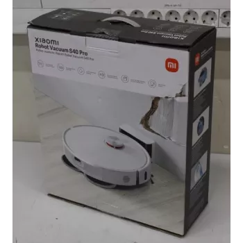 SALE OUT. Xiaomi Robot Vacuum S40 Pro EU | Xiaomi Robot Vacuum S40 Pro EU | Nass&Trocken | 5200 mAh | Staubkapazität 0,43 L | 15000 Pa | Weiß | BESCHÄDIGTE VERPACKUNG