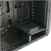 LC Power Classic 7040B - MDT - ATX - ohne Netzteil - Schwarz, gebürstetes Aluminium / Schwarz - USB/Audio