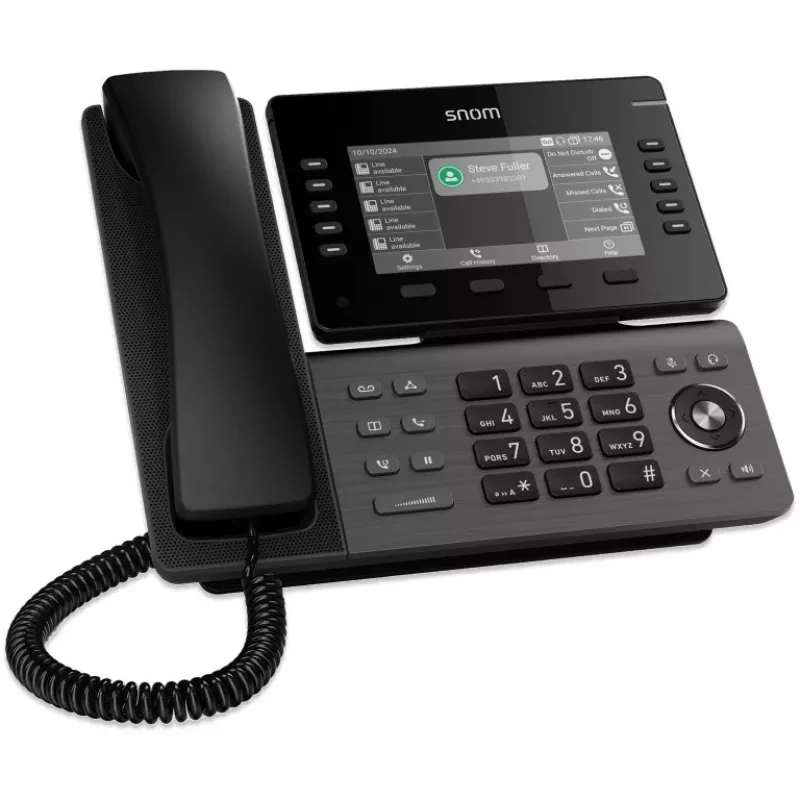Snom D815W IP-Telefon Schwarz TFT Wi-Fi