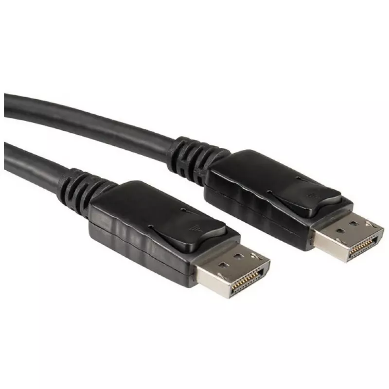 ROLINE - DisplayPort-Kabel - DisplayPort (M) auf DisplayPort (M) - 2 m - Schwarz (11.04.5762)