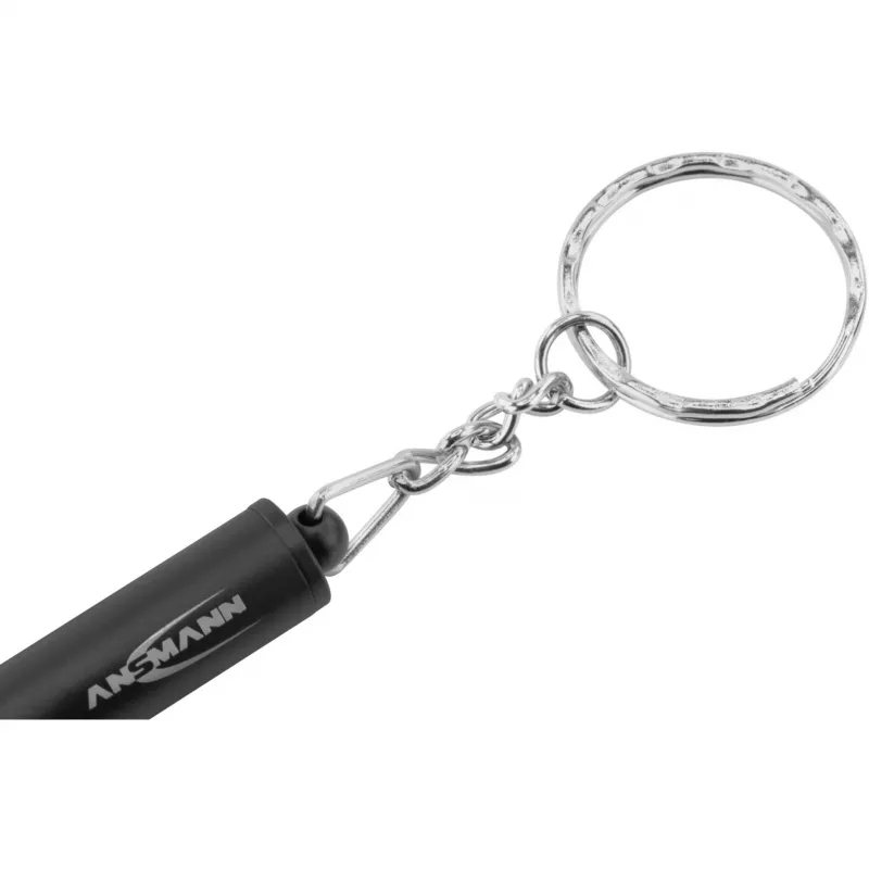 Mini Schlüsselanhänger Licht, Taschenlampe schwarz