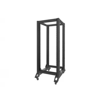 Lanberg OR01-6827-B Rack 27U Freistehendes Gestell Schwarz (OR01-6827-B)