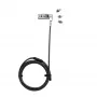 Kabelschloss DICOTA D31717 Schwarz 2 m
