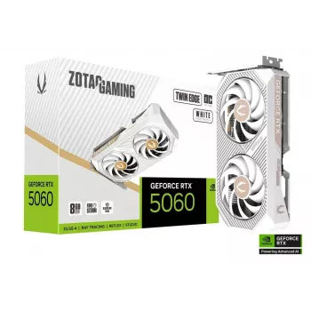 Grafikkarte Zotac GAMING GeForce RTX 5060 Twin Edge OC White Edition 8GB GDDR7