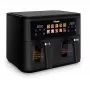 Heißluftfritteuse Tristar FR-9075 Double 9 L, 2500 W, Touch-Bedienung, LCD, schwarz, 60 °C min