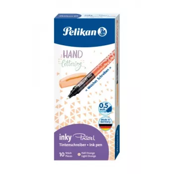 Kugelschreiber Pelikan Inky 273 Orange 10 Stück