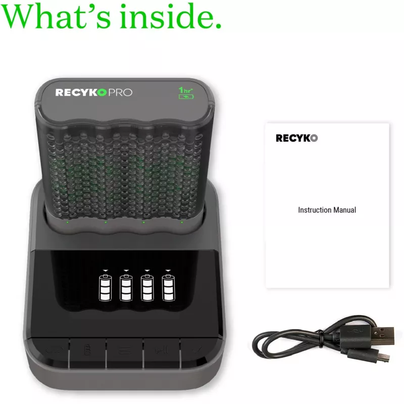 GP ReCyko Pro P461 AA/AAA Batterieladegerät mit D461 Dockingstation