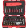 Schraubenausdrehersatz ks tools 150 1/4 Zoll 10 mm 34-teilig für beschädigte und ausgedrehte Schrauben