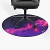 Bodenschutzmatte Arozzi Zona Round Floor Pad — Lila Galaxy (runde Schutzmatte für Stühle und Möbel)