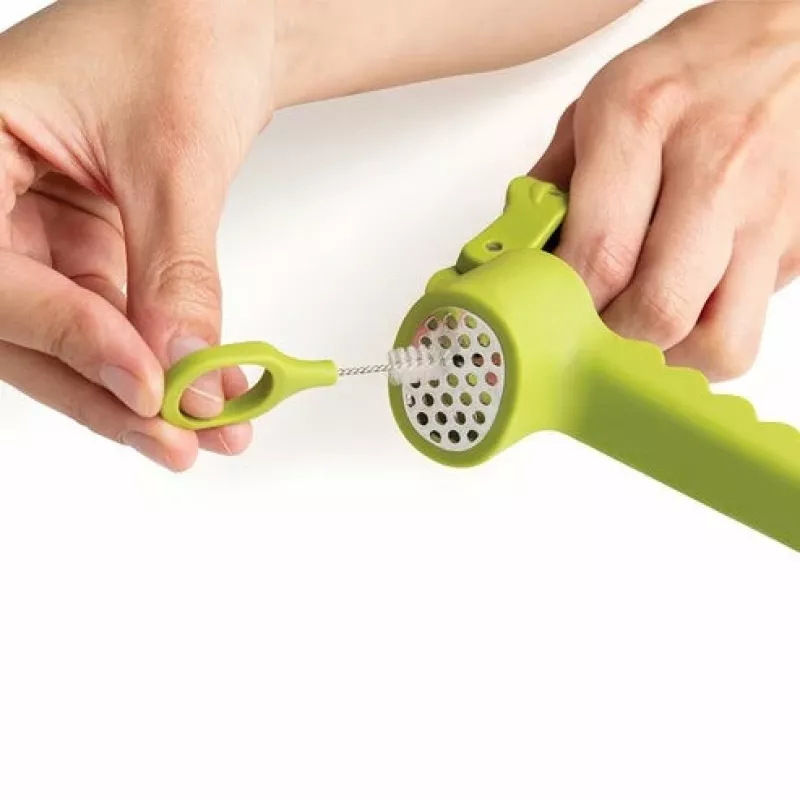 Griff-Knoblauchpresse Ototo Design Garligator Grün Kunststoff Stahl