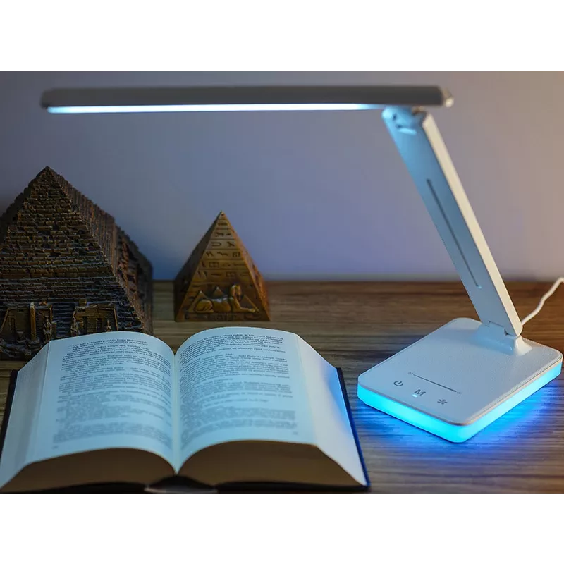 Tracer 47705 Prisma Weiße LED-Schreibtischlampe