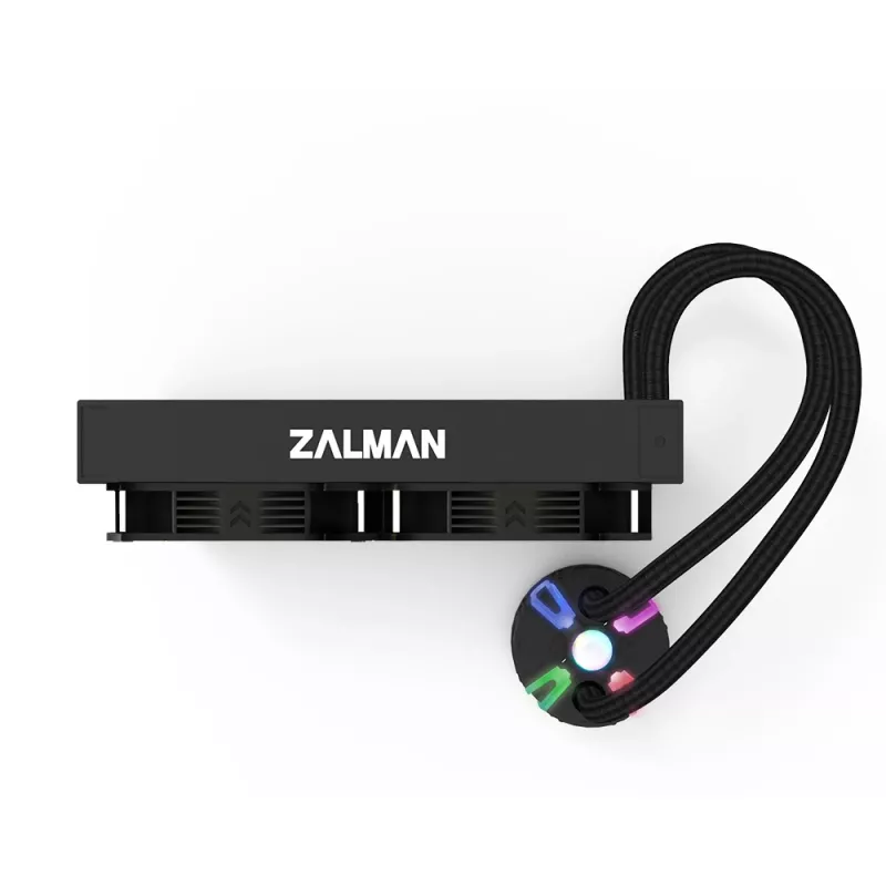 Zalman Reserator5 Z24 ARGB Schwarz CPU-Flüssigkeitskühler 240-mm-Radiator 2 x 120-mm-Lüfter