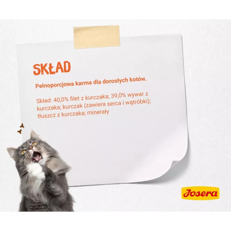 JOSERA Chicken Filet - Nassfutter für Katzen - 70 g