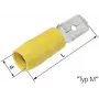 Lapp L-RC 63 M - L-RC 63 M - Gelb - Stecker - gerade - Messing - Polyamid - Messing (63103040)