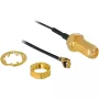 Antenne DeLOCK RP-SMA WL I-PEX M / RP-SMA F Schwarz