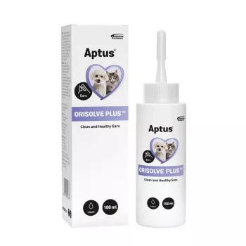 APTUS Orisolve Plus - Ohrenreinigungslösung für Hunde und Katzen – 100 ml