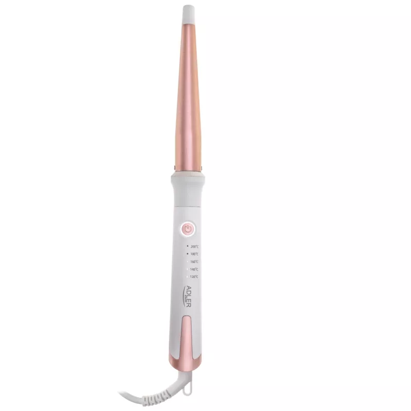Lockenstab Adler AD 2119 – konisch, 12–25 mm Keramikstab, einstellbar 120–200 °C, 45 W, pink