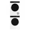 Freistehende Waschmaschine AMICA WA3S712BLiSHB, 7 kg, 1200 U/min, 2100 W, LED-Anzeige, schwarze Tür