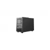 Computergehäuse DeepCool CH160 PLUS Small Form Factor SFF ATX/mATX, gehärtetes Glas, USB-C, Schwarz