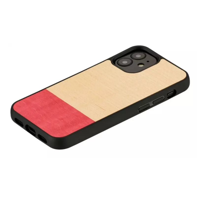 Schutzhülle man and wood für iPhone 12 mini – schwarz