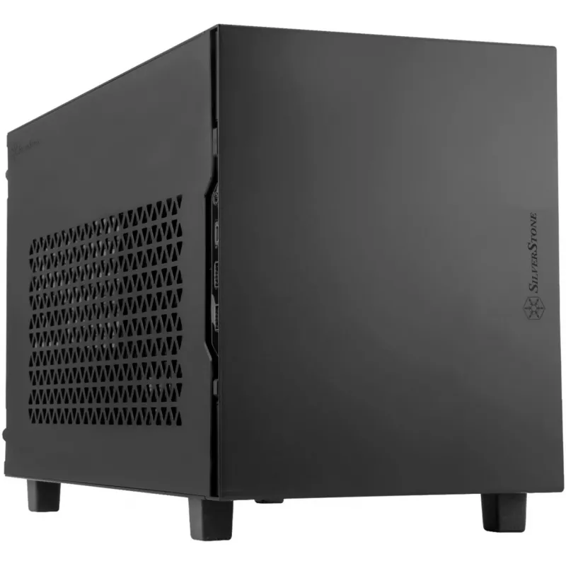 SilverStone SUGO SG15B - Cube - Mini-DTX - kein Netzteil (ATX / PS/2)