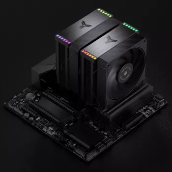CPU-Kühler Jonsbo HX6280 PWM RGB 130 mm, schwarz