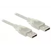 USB-Kabel DeLOCK 83889 USB 2.0 2 m Transparent
