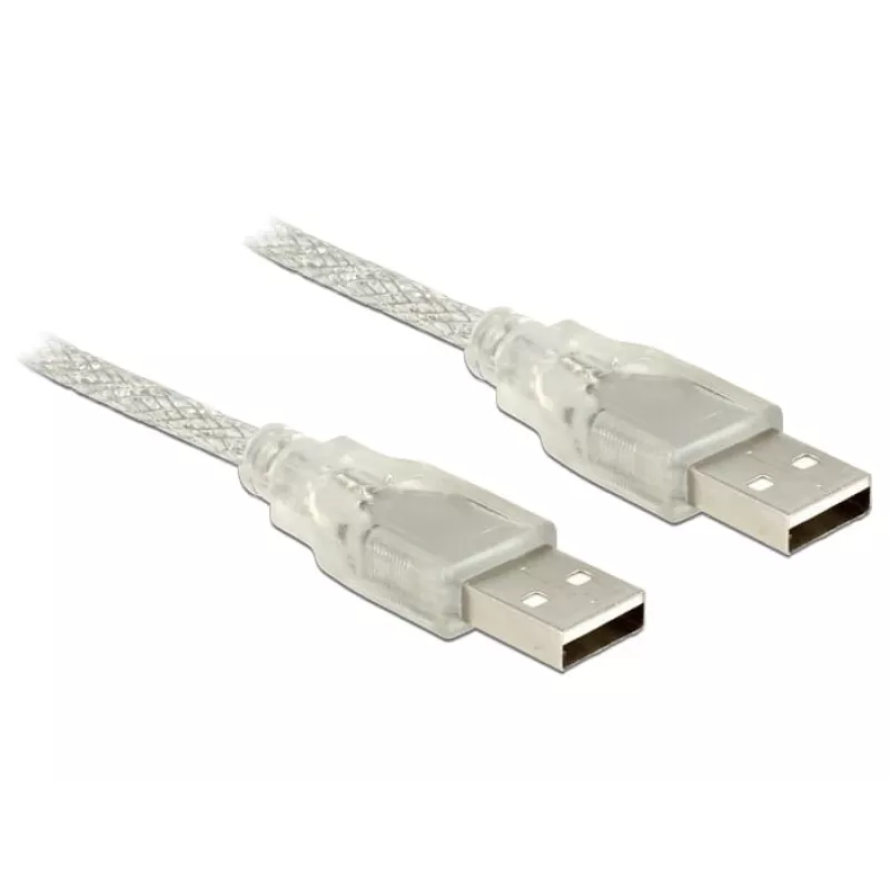 USB-Kabel DeLOCK 83889 USB 2.0 2 m Transparent