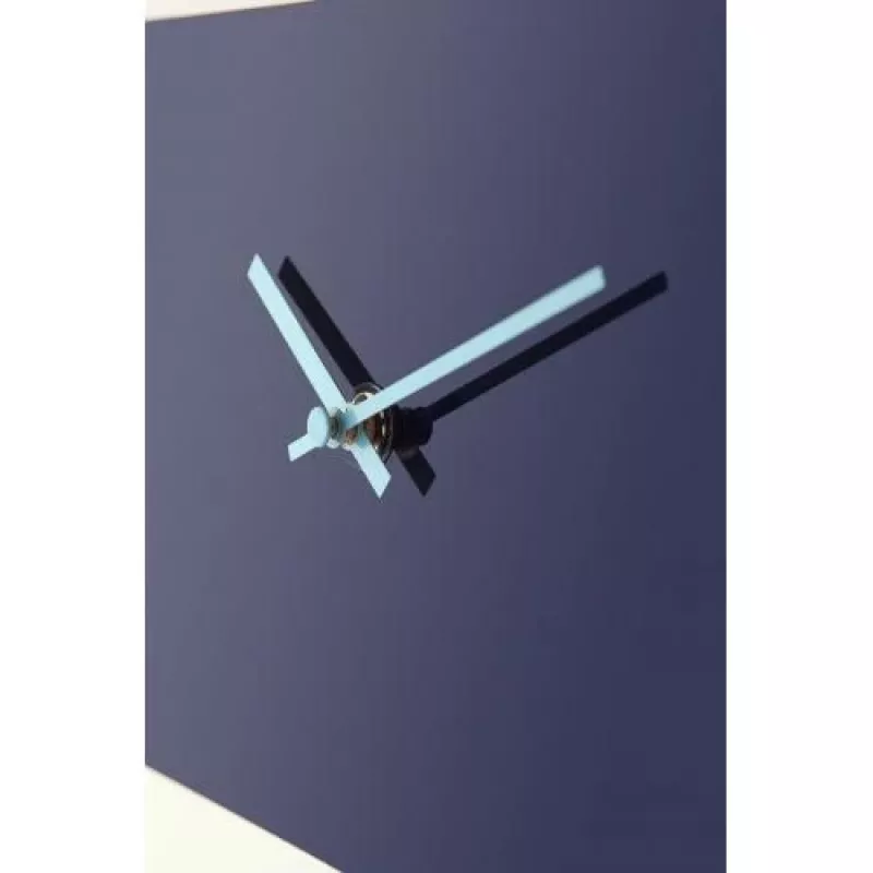 NeXtime Uhr 2855bl Bold Stripes, 38x19 cm, Wand, Blau