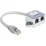 Netzwerkkabel DeLOCK 65441 RJ-45 0,15 m Grau