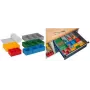 Aufbewahrungseinsatzboxen allit EuroPlus Insert 63/22 hochschlagfestes Polystyrol-Set
