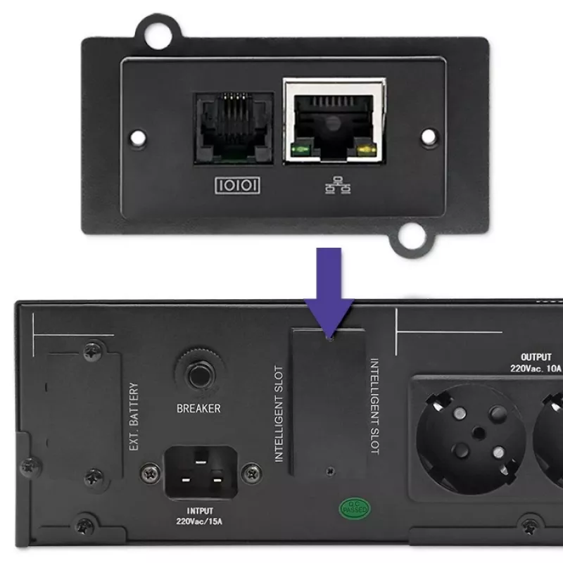 UPS QOLTEC 53946 Line-Interactive 2 kVA USV