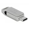 USB-Stick DeLOCK 64 GB USB-C Type-A drehbar Metallgehäuse
