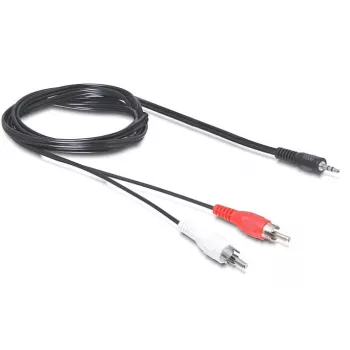 Audiokabel 3,5 mm/2 x Cinch DeLOCK 84212