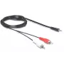 Audiokabel 3,5 mm/2 x Cinch DeLOCK 84212