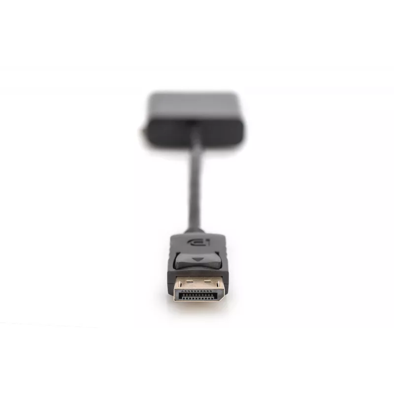 Assmann DisplayPort-Adapterkabel. DP - DVI (24+5) M/F. 0,15 m mit Verriegelung. DP 1.1 kompatibel. UL. bl. ohne Abschirmung. 32AWG (AK-340409-001-S)