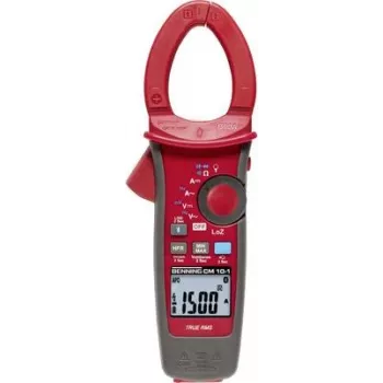 Benning CM 10-1 Zangenmessgerät digital Datenlogger CAT IV 600 V Anzeige (Zählwerte): 6000 (044688)