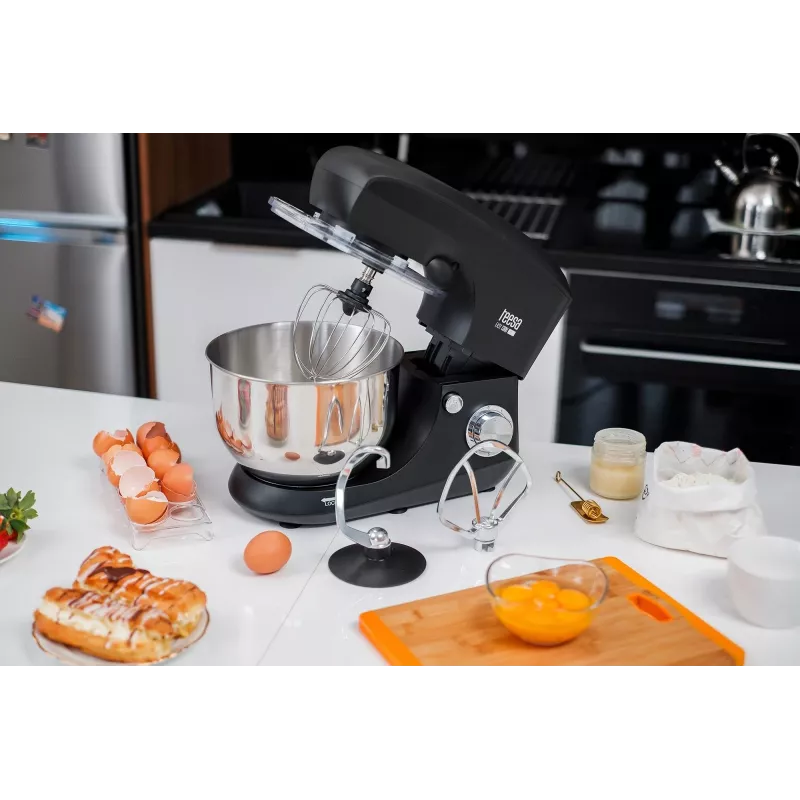 TEESA Küchenmaschine EASY COOK Single Schwarz TSA3545-B 1000W 4L