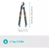 Gardena Astschere TeleCut Pro S Grau/türkis 52cm - 67cm (12040-88)