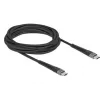 USB-Kabel DeLOCK 81126 USB 2.0 3m USB C Schwarz