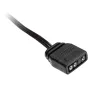 XSPC ARGB LED-Stopfen G1/4 5V 3-Pin, Schwarz/Chrom