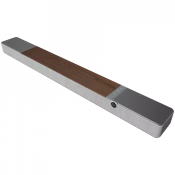 Soundbar-Lautsprecher KLIPSCH 1073541 — 3.1.2 Kanäle, 100 W RMS, integrierter Subwoofer, Grau/Walnuss